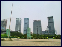 Futian district skyline seen from Citizens Center.